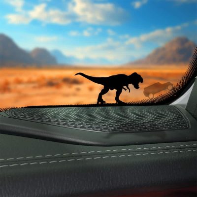 Tyrannosaurus Rex Chase Windshield Easter Egg Decal